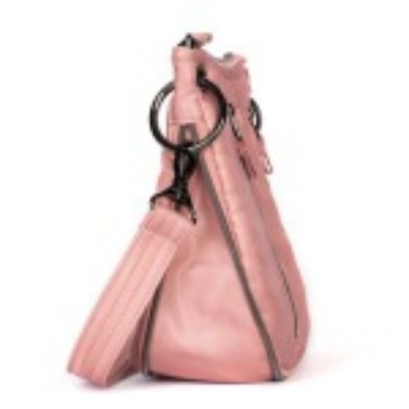 Lug Swivel Blush Pink Quilted Crossbody Bag Should Strap Convertible NWOT Purse - Picture 3 of 16